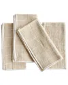 Napa Home & Garden Set Of 4 Avery Napkins In Taupe