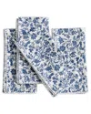 Napa Home & Garden Set Of 4 Bella Napkins In Blue