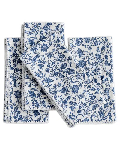 Napa Home & Garden Set Of 4 Bella Napkins In Blue