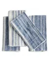 Napa Home & Garden Set Of 4 Brenna Napkins In Blue