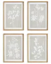 Napa Home & Garden Set Of 4 Foliage Study Prints