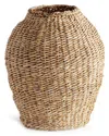 Napa Home & Garden Small Abaca Teardrop Vase In Beige