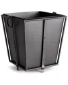 Napa Home & Garden Small Callahan Tapered Planter In Black