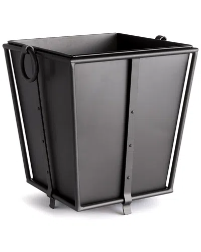 Napa Home & Garden Small Callahan Tapered Planter In Black