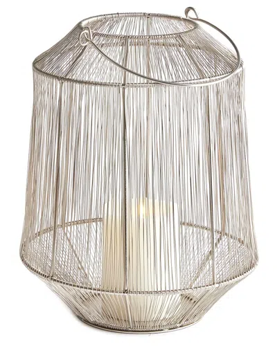 Napa Home & Garden Small Elwin Lantern In Silver