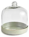 Napa Home & Garden Kammie Serving Tray With Cloche Small In Clear