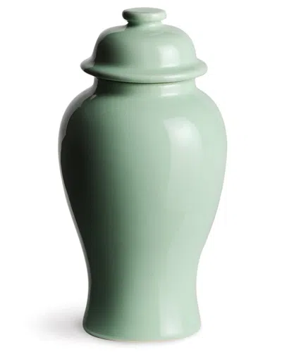Napa Home & Garden Small Koa Lidded Mini Ginger Jar In Green