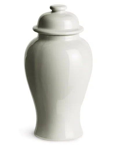 Napa Home & Garden Small Koa Lidded Mini Ginger Jar In White