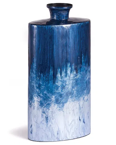 Napa Home & Garden Small Oval Vase In Blue