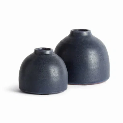 Napa Home & Garden Studio Bud Vases, Set Of 2 In Blue
