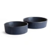 Napa Home & Garden Studio Decorative Low Bowls, Set Of 2 In Blue