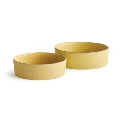NAPA HOME & GARDEN NAPA HOME & GARDEN STUDIO DECORATIVE LOW BOWLS SET OF 2