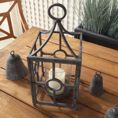 Napa Home & Garden Terrazza Outdoor Candleholder In Black