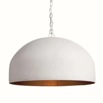 Napa Home & Garden Thayer Dome Pendant Large In White