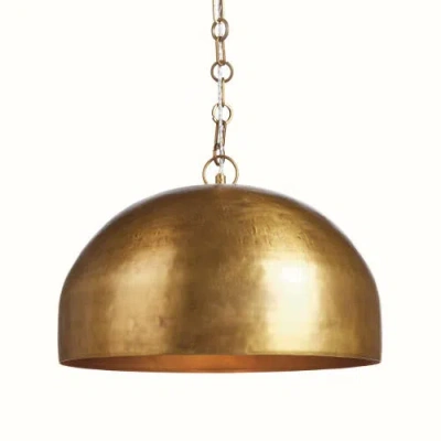 Napa Home & Garden Thayer Dome Pendant Medium In Gold