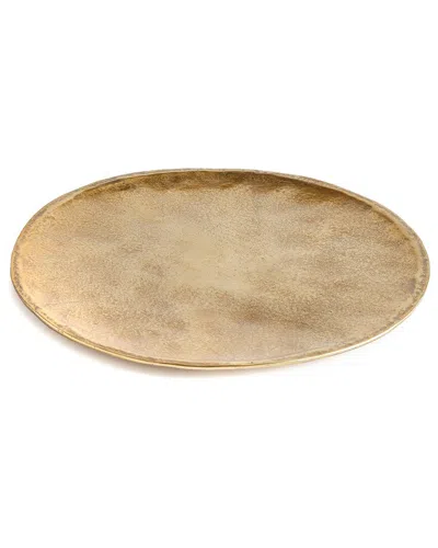 Napa Home & Garden Veda Decorative Round Tray In Gold