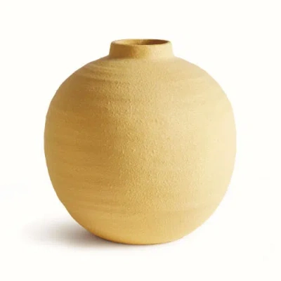 Napa Home & Garden Verona Round Vase In Yellow