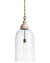 Napa Home & Garden Vintner's Cloche Pendant In Clear