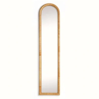 Napa Home & Garden Walker Arched Floor Mirror In Gold