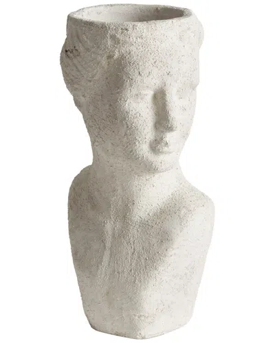 Napa Home & Garden Weathered Garden Female Bust Planter In Neutral