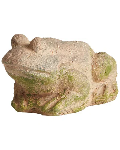 Napa Home & Garden Weathered Garden Frog In Brown