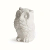 Napa Home & Garden Weathered Garden Owl In White