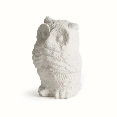 Napa Home & Garden Weathered Garden Owl In White