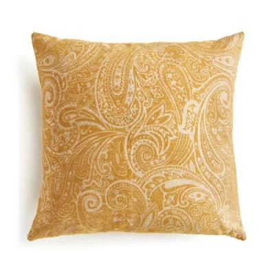 Napa Home & Garden Yara Square Indoor Or Outdoor Throw Pillow, 24" X 24" In Yellow