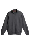 Napapijri - 1971 Fleece Jacket Dark Grey Mel. In Gray