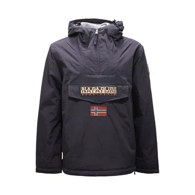 Pre-owned Napapijri 2382aq Giubbotto Uomo  Man Jacket Blue