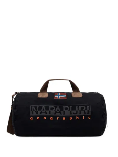 Napapijri 48 Lt Bering Logo-print Holdall In Blue