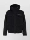 Napapijri A-rivalto Jacket With Hood And Pockets In Black