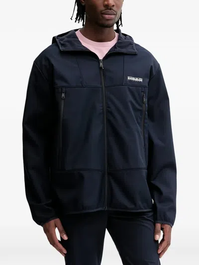 Napapijri A-biois Hooded Jacket In Blue