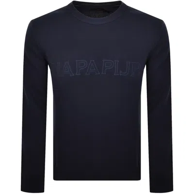 Napapijri Ambra Knit Jumper Blue Marine