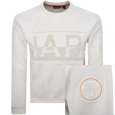 Napapijri B Anghiari C Sweatshirt Off White