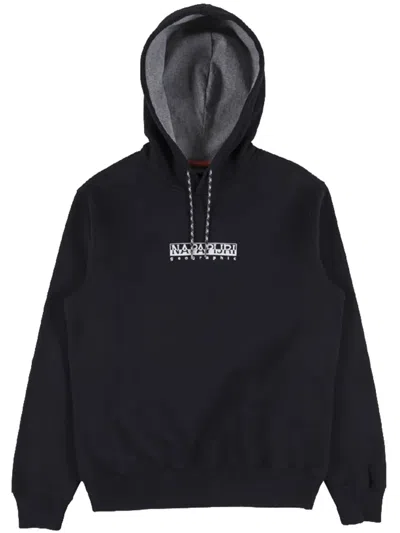 Napapijri Fiemme Graphic Hoodie In Black