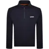 Napapijri B Small Box Half Zip Sweatshirt Blue In Blue