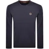 Napapijri Badge Sweatshirt Navy In Blue