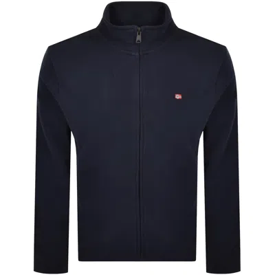 Napapijri Balis Full Zip Sweatshirt Blue Marine In Navy