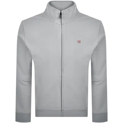 Napapijri Balis Full Zip Sweatshirt Ultimate Grey