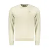 Napapijri Beige Fabric Men Sweater In White
