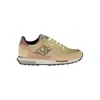 Napapijri Beige Polyester Men's Sneaker In Sand