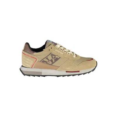 Napapijri Beige Polyester Sneaker In Sand