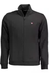 Napapijri Black Cotton Men Sweater In Black
