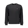 Napapijri Elegant Black Long Sleeved Crew Neck Sweatshirt