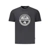 Napapijri Black Cotton Men T-shirt