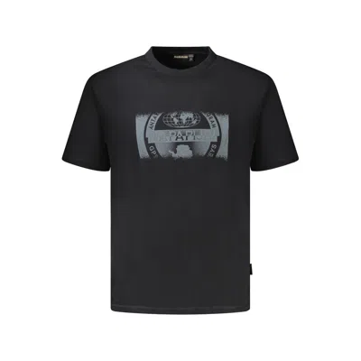 Napapijri Black Cotton Men T-shirt