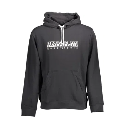 Napapijri Black Cotton Sweater In Gray