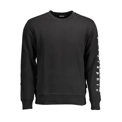 Napapijri Black Cotton Sweater