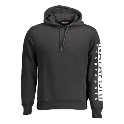 Napapijri Black Cotton Sweater In Gray